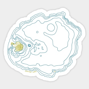 Crater Lake (v1) Sticker